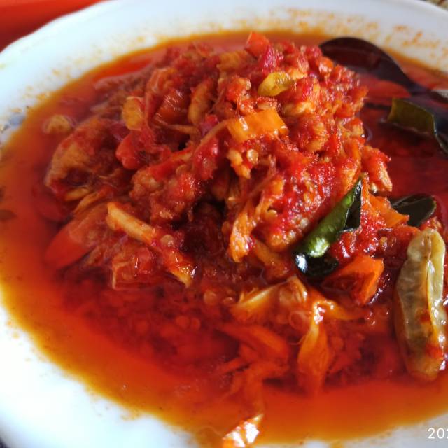 

Sambal mercon ayam suir