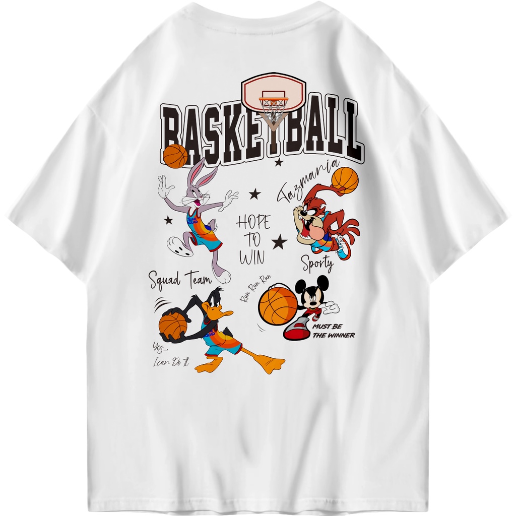 FIRSTLAST Oversized Tshirt Basketball | Kaos Oversize Pria dan Wanita