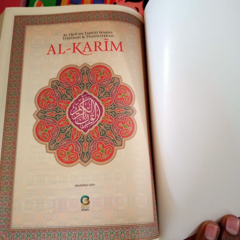 AL QURAN TERJEMAH AL KARIM,A5 AL QURAN TAJWID WARNA DAN TRANSLITERASI