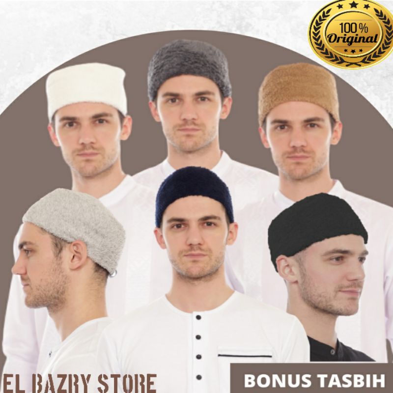 Peci Habib Bahar Terbaru/Kopiah Khabib Nurmagedov/Peci Bulu kekinian Hight Quality