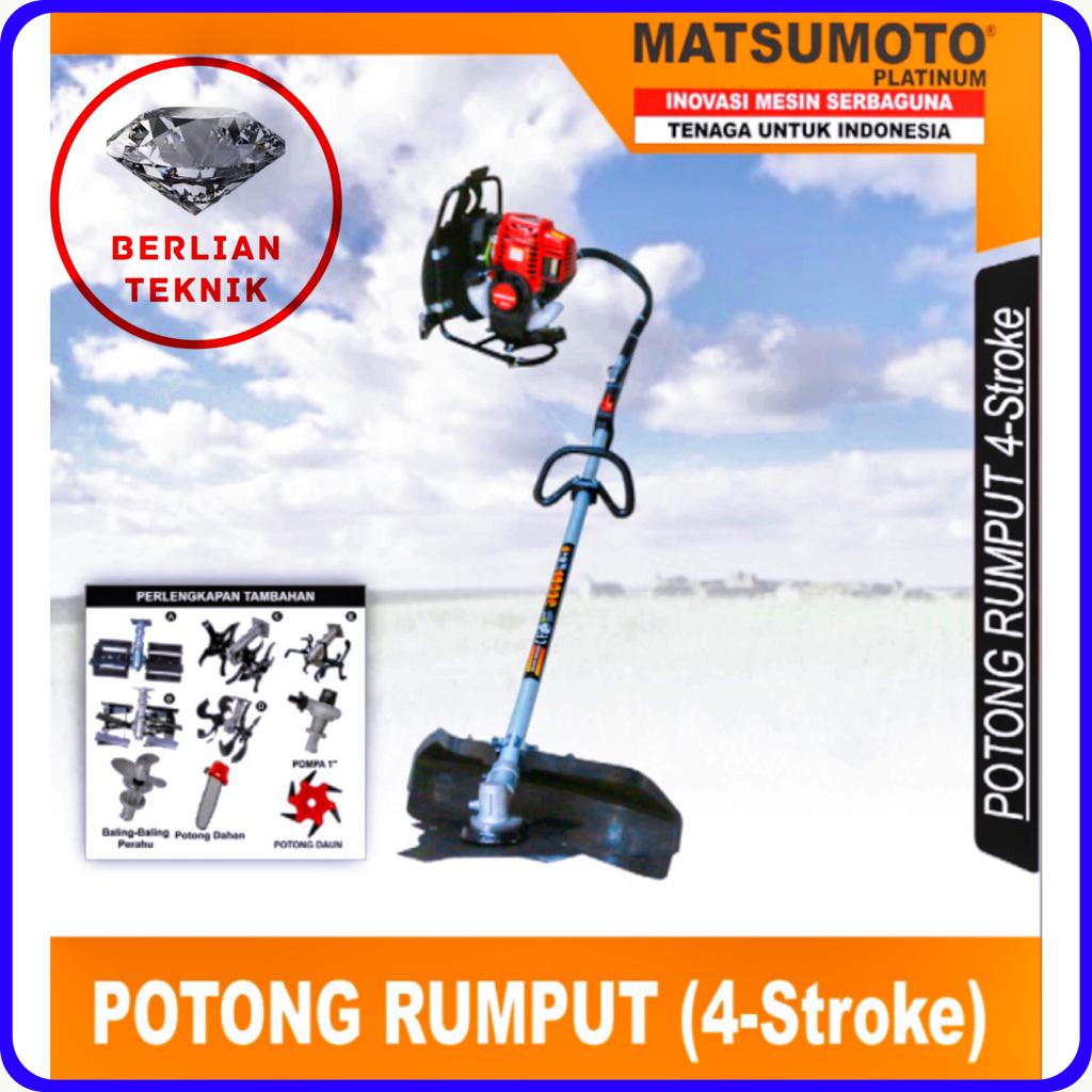 Mesin Potong Rumput Matsumoto MBC 435 HD Bensin model Honda