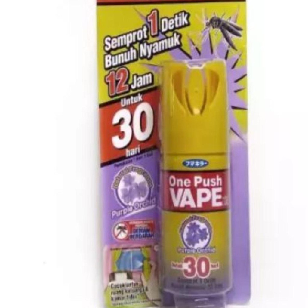 FUMAKILLA VAPE ONE PUSH PURPLE ORCHID 30 HARI