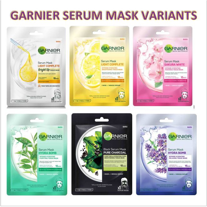 Garnier Serum Mask Sheet Mask Masker Wajah