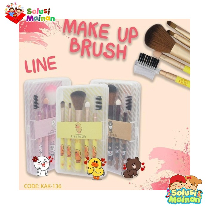 Brush Make up - Make Up Brush Set Line Alat Perlengkapan Makeup