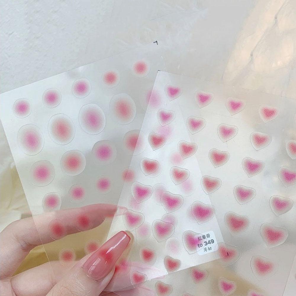 Mxbeauty Stiker Nail art Lucu Halus Transparan Tahan Air DIY Ultra-Tipis Manicure Aksesoris