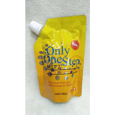 Only one step keratin 150ml / Pelurusan One Step keratin smoothing rebonding untuk pemakaian pribadi dan salon / Pelurusan rambut cocok untuk salon dan barbershop