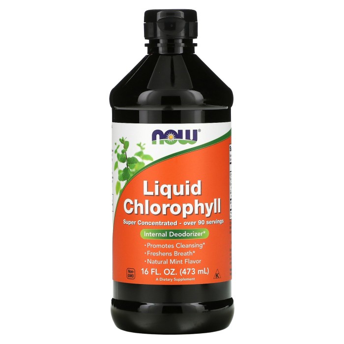 Now Foods Liquid Chlorophyll Natural Mint 473 ml