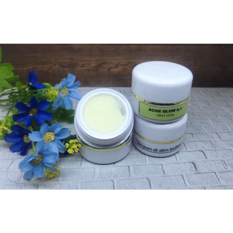 CREAM RACIKAN APOTEKER ACNE GLOW LABEL HIJAU