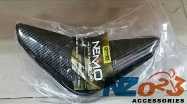 tameng knalpot nmax cover behel nmax cover stang nmax 3 in 1 all karbon / paket 3 item nmax karbon