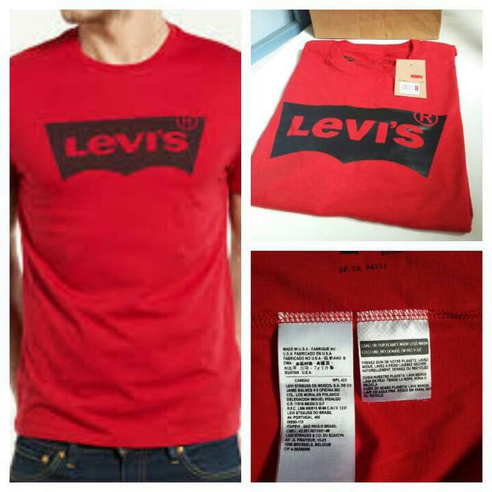 kaos levis original import