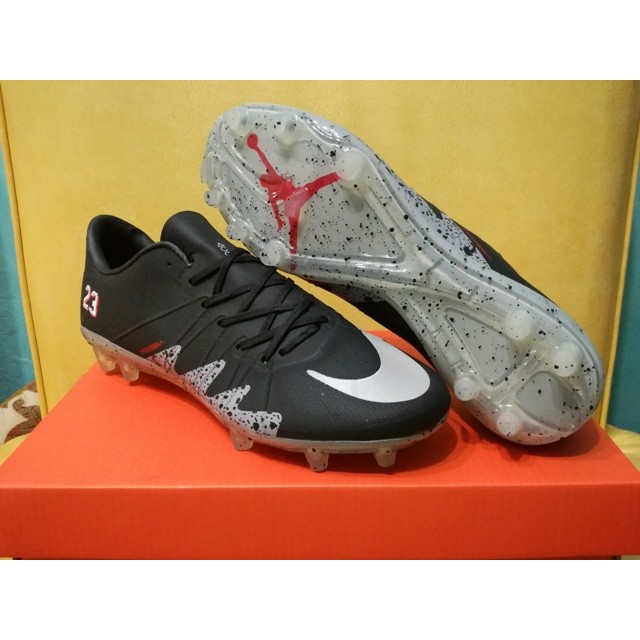 Sepatu Bola / Soccer Nike Hypervenom II Neymar X Jordan Black - FG