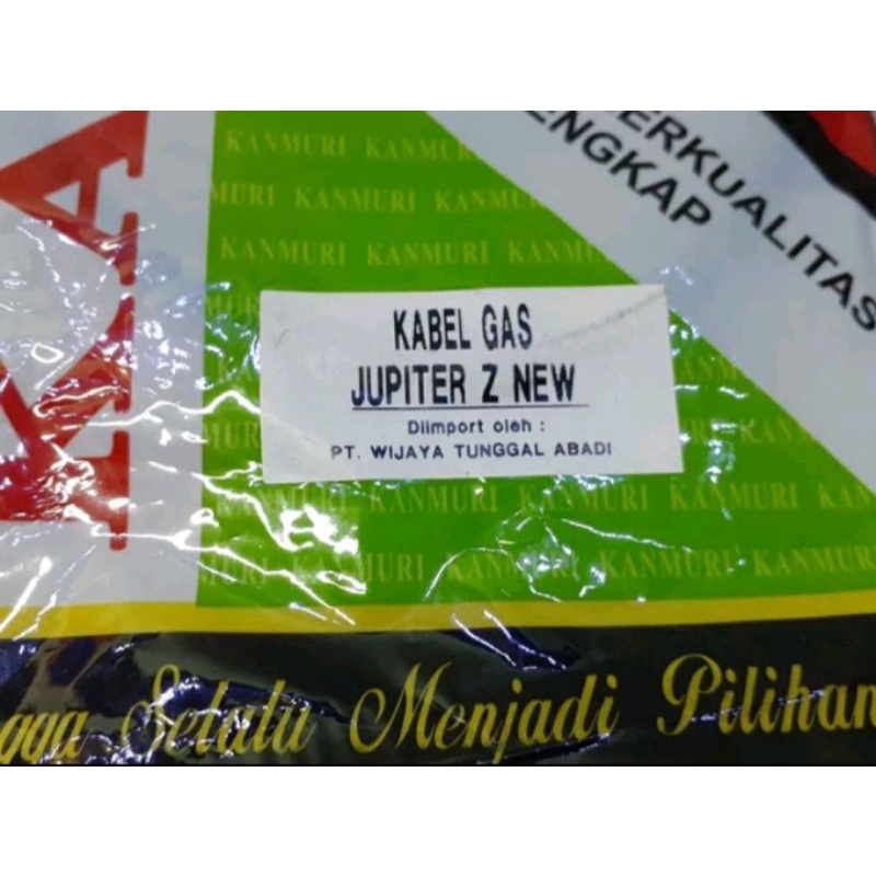 kabel tali gas jupiter z new original Kanmuri