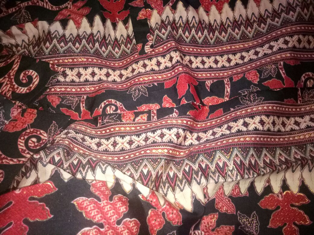 Kemeja Batik Motif Daun Paya / Hem Lengan Panjang / Batik Modern New