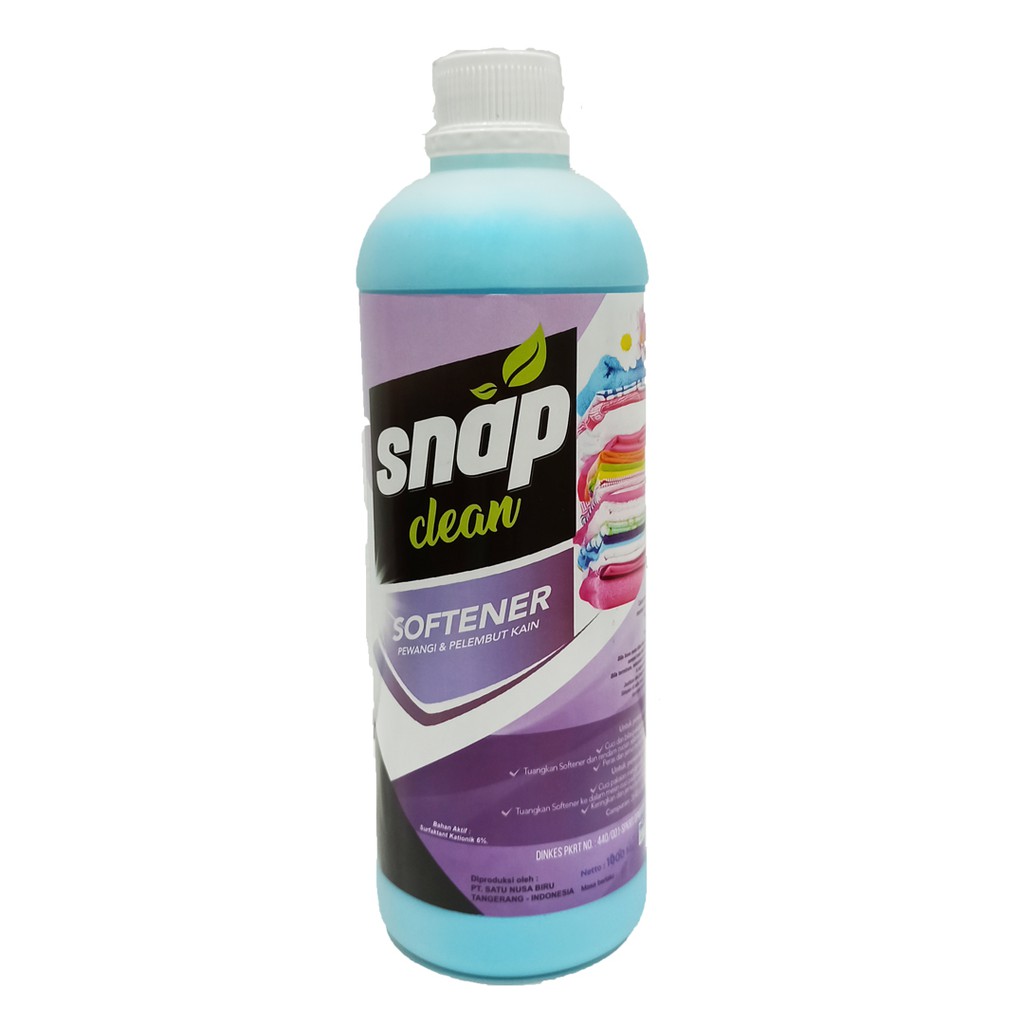 Softener Pewangi Baju Pelembut Pakaian Snap Clean 1 Liter