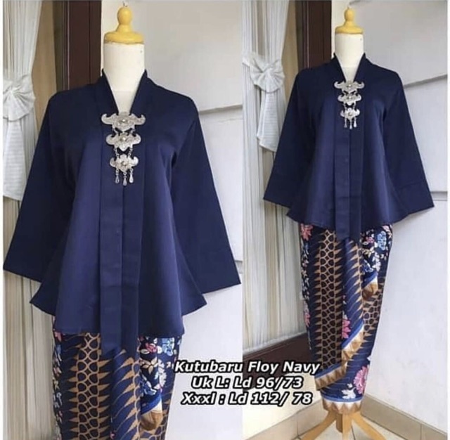 TERMURAH!!! KEBAYA KUTUBARU SET FLOY/ KEBAYA MODERN