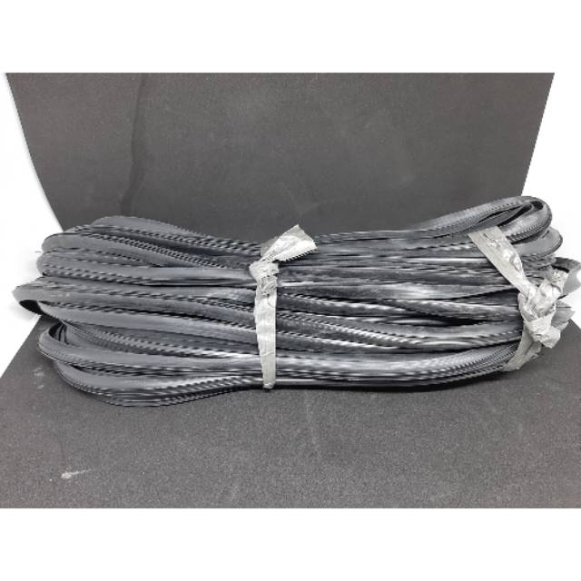 (078C) KARET KACA TYPE 078C KECIL HITAM ALUMINIUM LIS SEKONENG