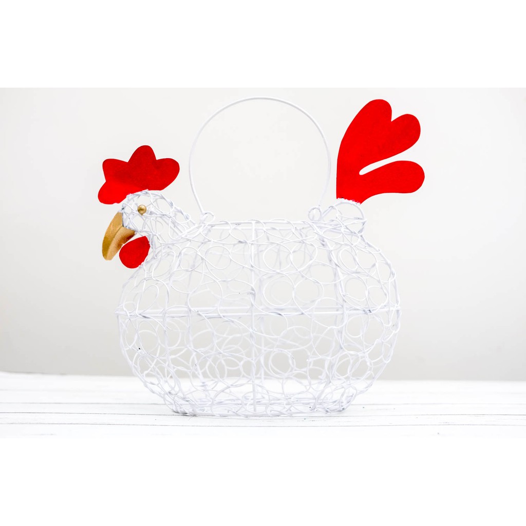 RB 1023 Keranjang Telur Ayam 2 KG Gantung Uk D / XXL Kokoh Bahan Kawat Besi Muat 26 Telur Ayam