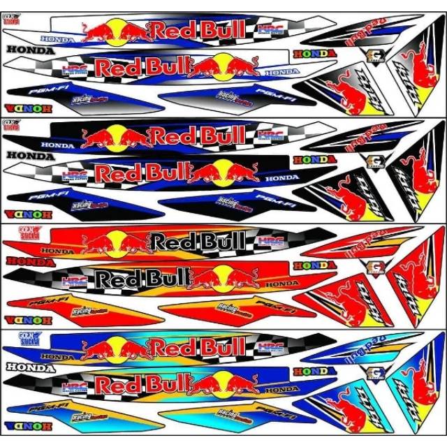 Striping Vario 110 Karbu / CW / Lama Variasi Sticker Stiker Scotlite Skotlet Motor Lis Body Lis List