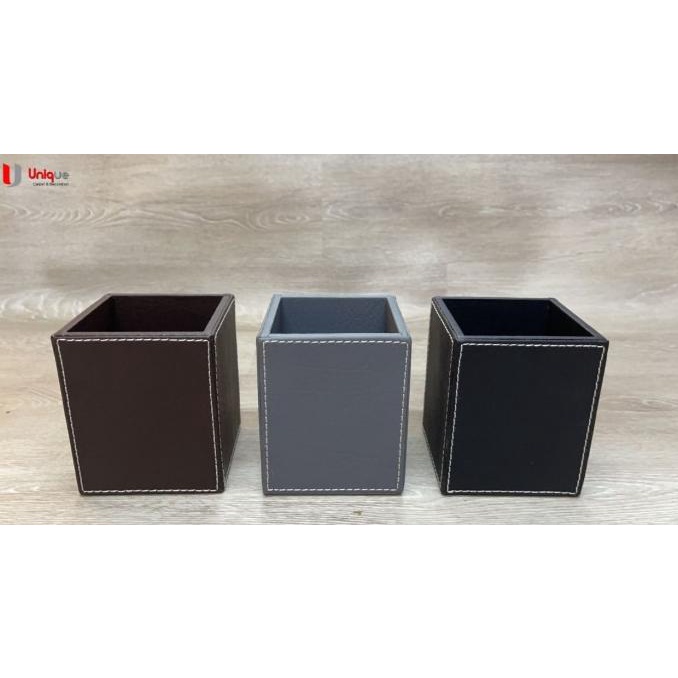 

Office & Stationery | Alat Tulis | Tempat Wadah Alat Tulis Pena Pensil/Tempat Sisir Minimalis Bahan Kulit | Best Seller