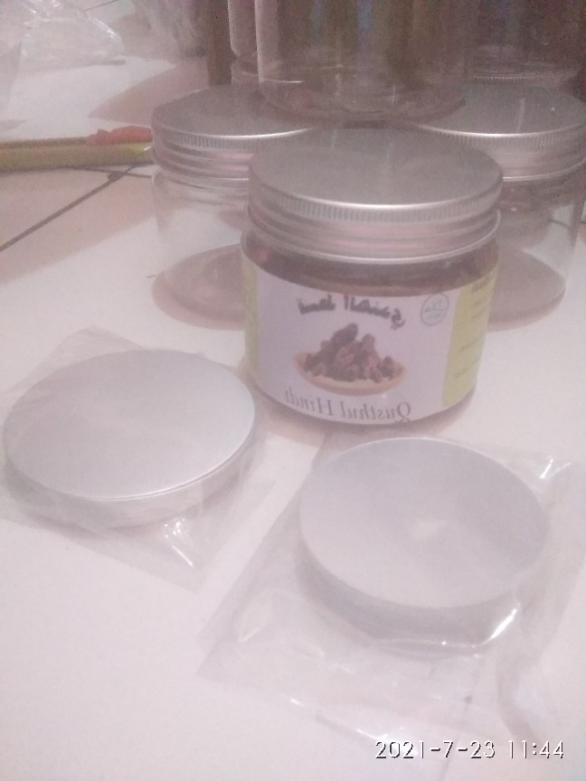 Seal Alumunium Foil 5,1 Cm @400 Isi 20 Pcs / Seal Induksi Toples 5 Cm Isi 20 Pcs