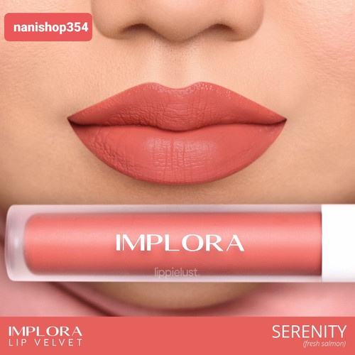 Implora Lip Velvet Lip Cream Lip Matte Oiginal BPOM