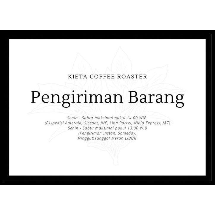 

Biji Kopi Arabika Bali Belantih Natural 200Gr