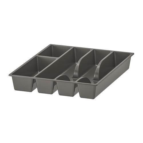 SMACKER Baki peralatan makan abu abu 31x26 cm