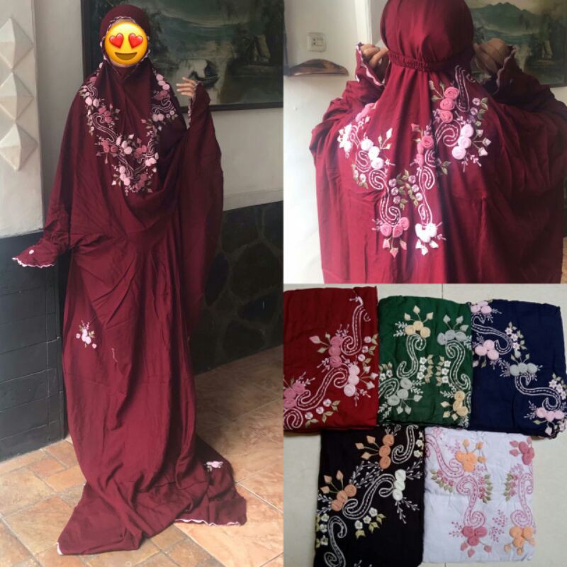 NEW MUKENA PREMIUM BORDIR KOMPUTER / MUKENA RAYON / MUKENA TERUSAN / MUKENA MEWAH