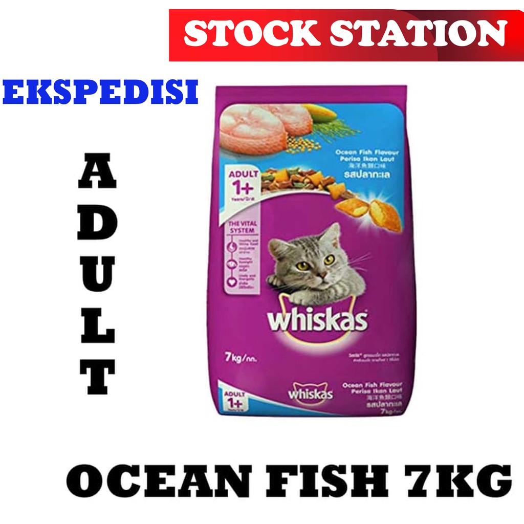 Whiskas Ocean Fish 7kg (EKSPEDISI)