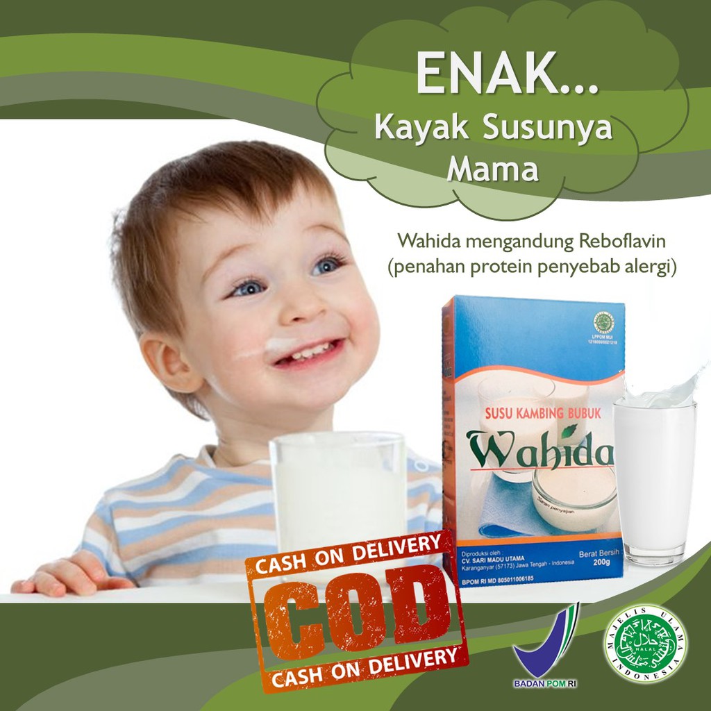 

(READY) Susu Kambing Etawa BPOM SUS KAMBING ETAWA WAHIDA