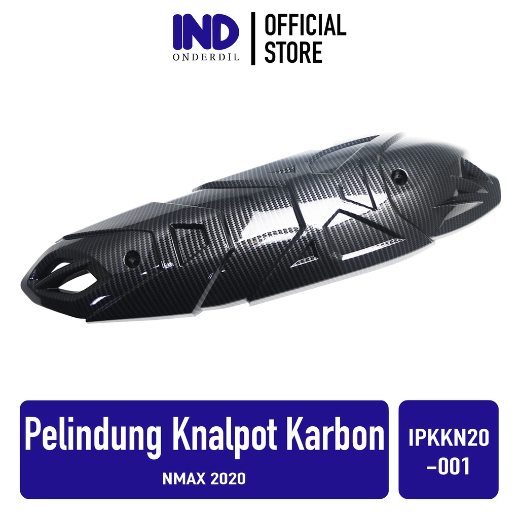 Cover Tutup-Penutup-Tameng Pelindung Knalpot-Kenalpot-Muffler Karbon-Carbon NMAX-N Max 2020