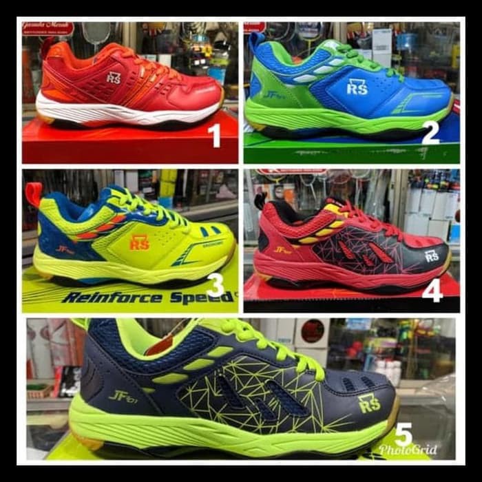 Sepatu Badminton Rs Jeffer Jf 783 / 797 / 798 / 799 Original - Gambar