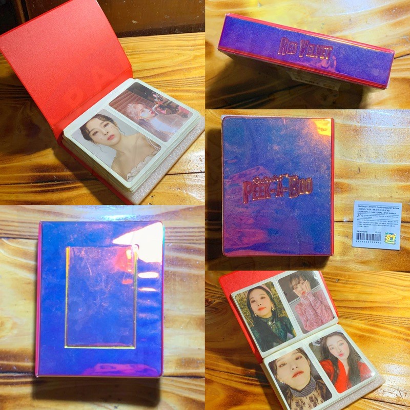 BINDER PHOTOCARD KOLBUK RED VELVET OFFICIAL PEEK A BOO MERCH