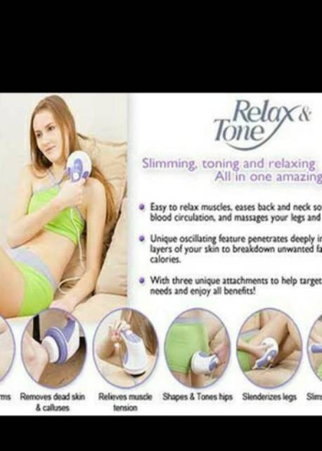 Relax &amp; Spin Tone Alat Pijat Pelangsing