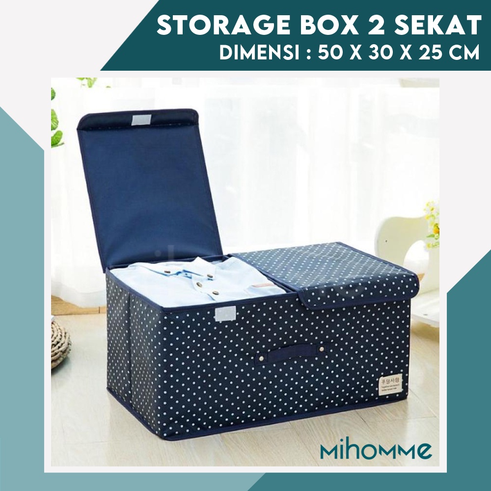 Storage Box Organizer Serbaguna Tempat / Kotak Penyimpanan Pakaian