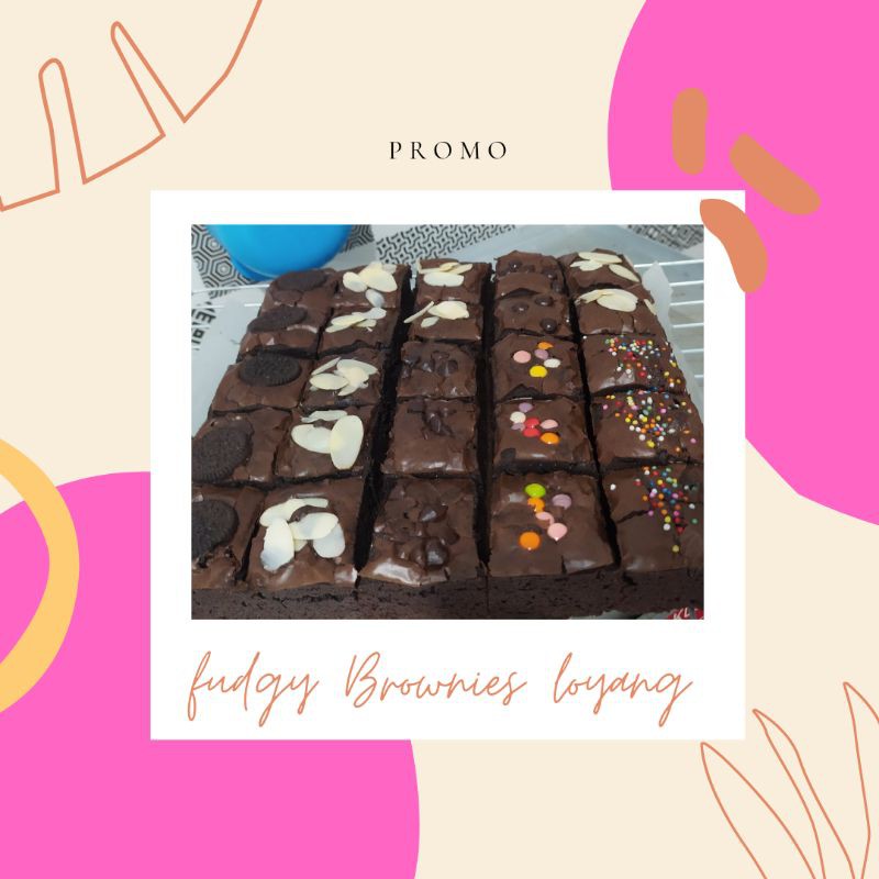 

fudgy Brownies Panggang