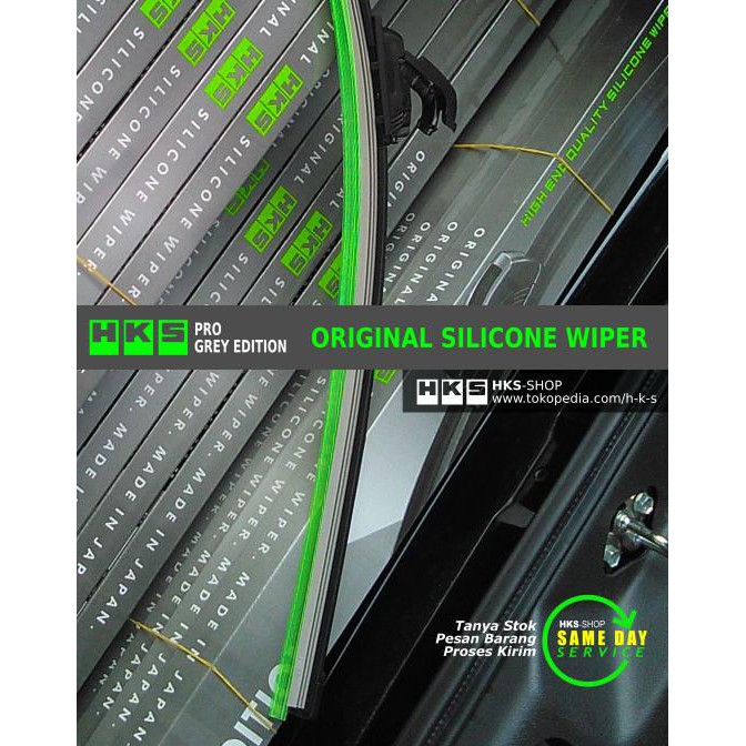 ( BISA COD ) HKS Pro Silicone Wiper / Wiper Silikon (Sepasang) SPECIAL Kode 956