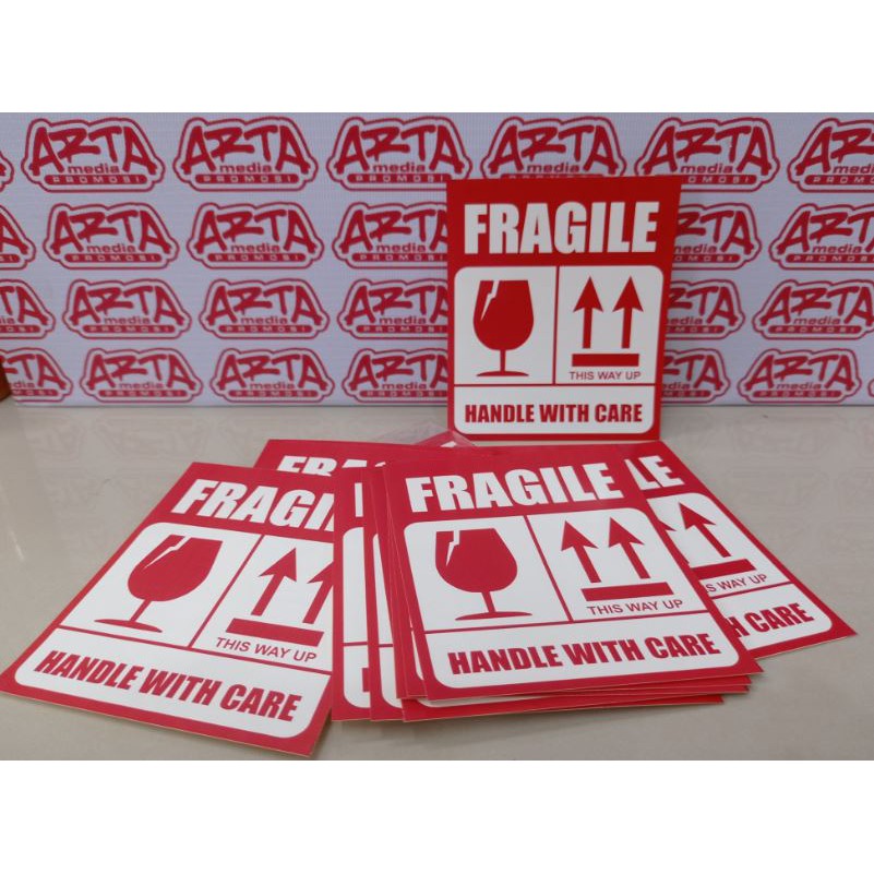 Jual Stiker Label Fragile Shopee Indonesia