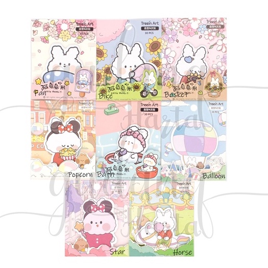 Sticky Notes Chuuby Rabbit Notes Motif Kleinci Imut DIYScrap GH 301463