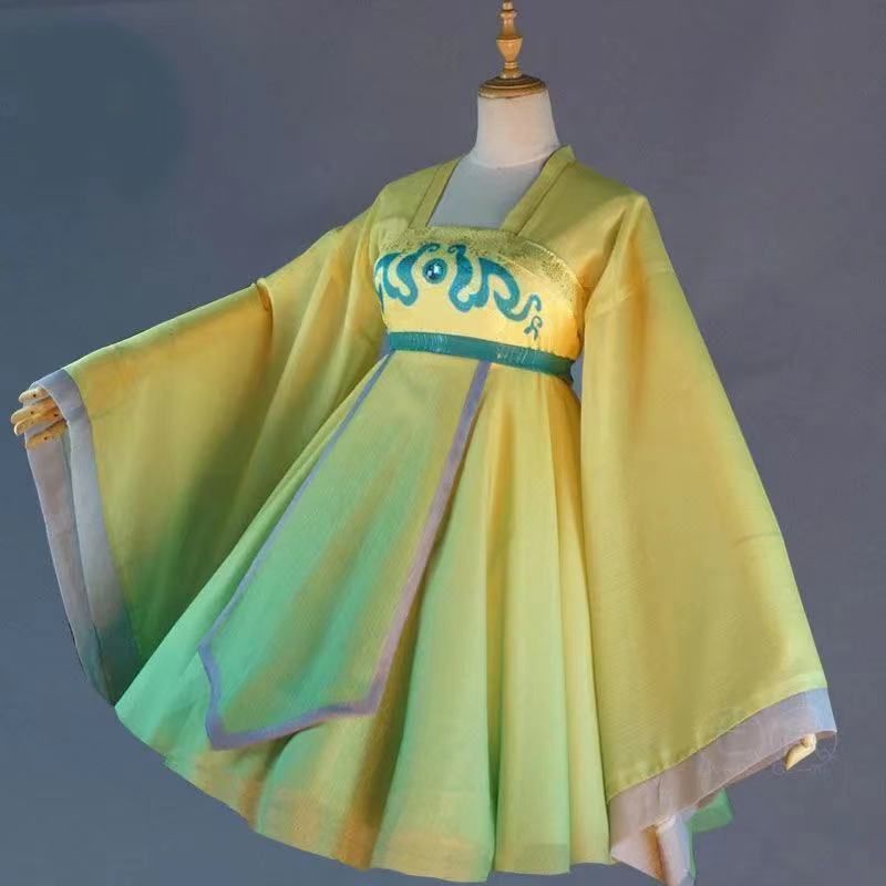 [MikanHiro Store] FULLSET CAI WENJI KING OF GLORY COSPLAY COSTUME CAI WEN JI CLOTHES+HEADWEAR+WIG