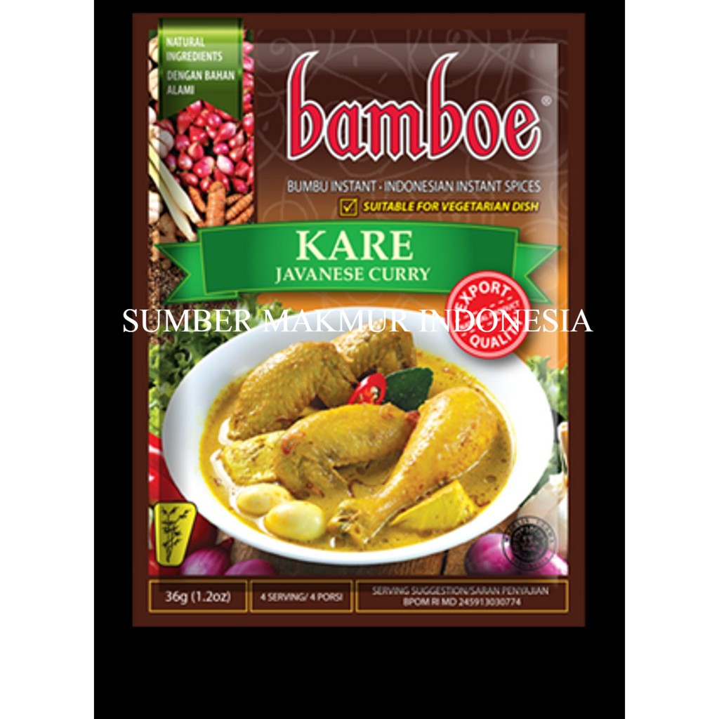 BUMBU INSTANT BAMBOE KARE- ECERAN