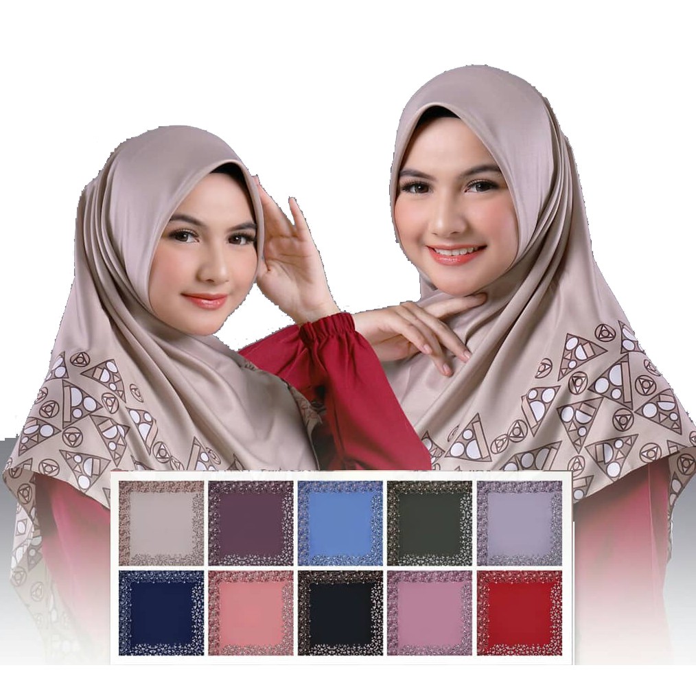 Hijab luxury motif