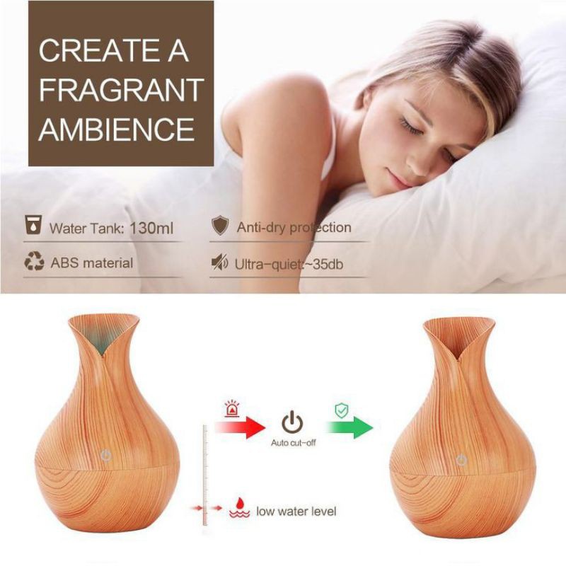 Humidifier Diffuser Air Aromaterapi Unik Aroma Essential oil Aromatherapy Ultrasonic Taffware