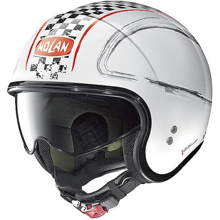 Helm Retro Klasik Nolan N21 Getaway 081 White Made in Italy