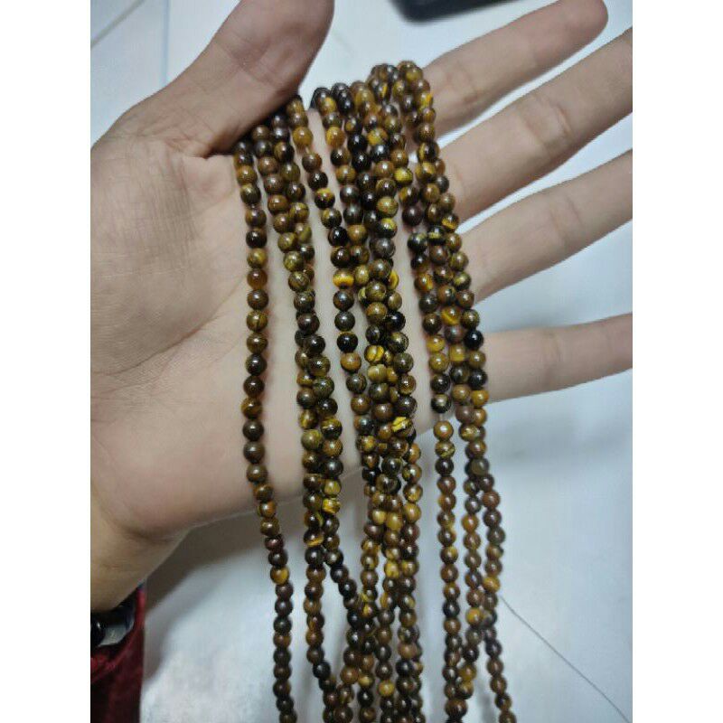 Grosir batu alam 4mm bahan craft gelang batu alam part3