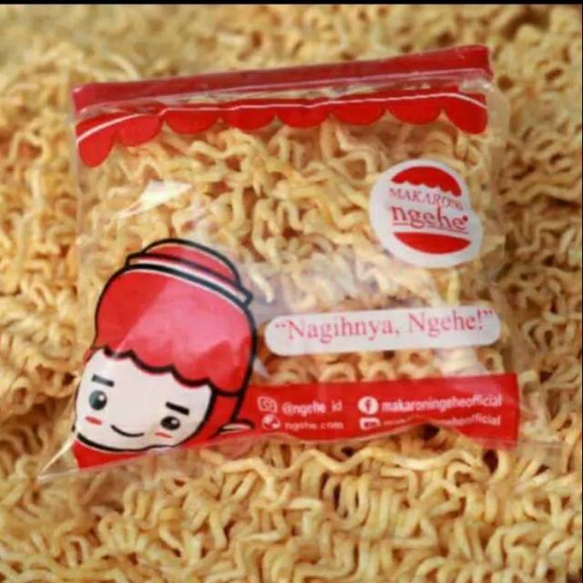 

SNACK KEKINIAN MACRONI NGEHE, MIE KRIUK 100%ORI