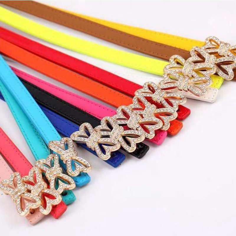 ikat pinggang wanita Fashion kulit sabuk wanita kulit kekinian belt wanita korea import