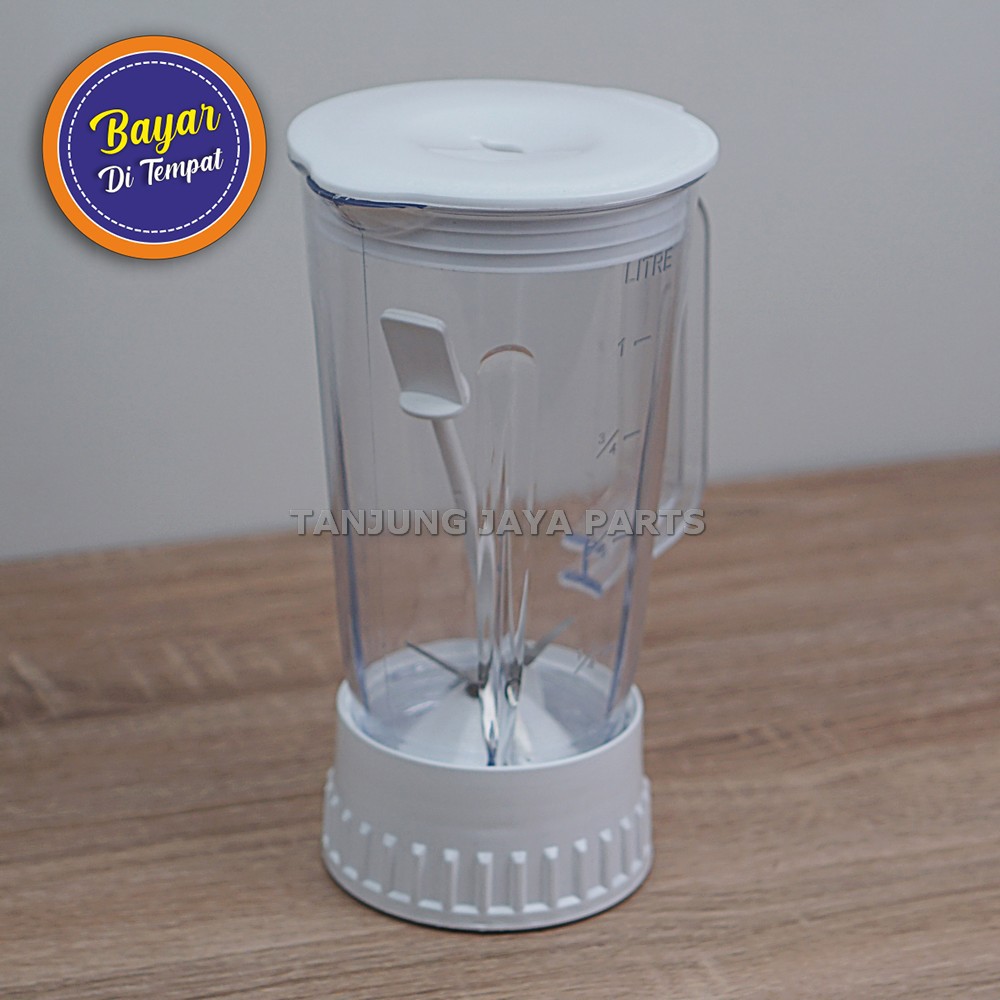 [BAYAR DI TEMPAT] Gelas BLENDER JUS Set Model Miyako Lama/National-Mounting/Tutup/Pisau