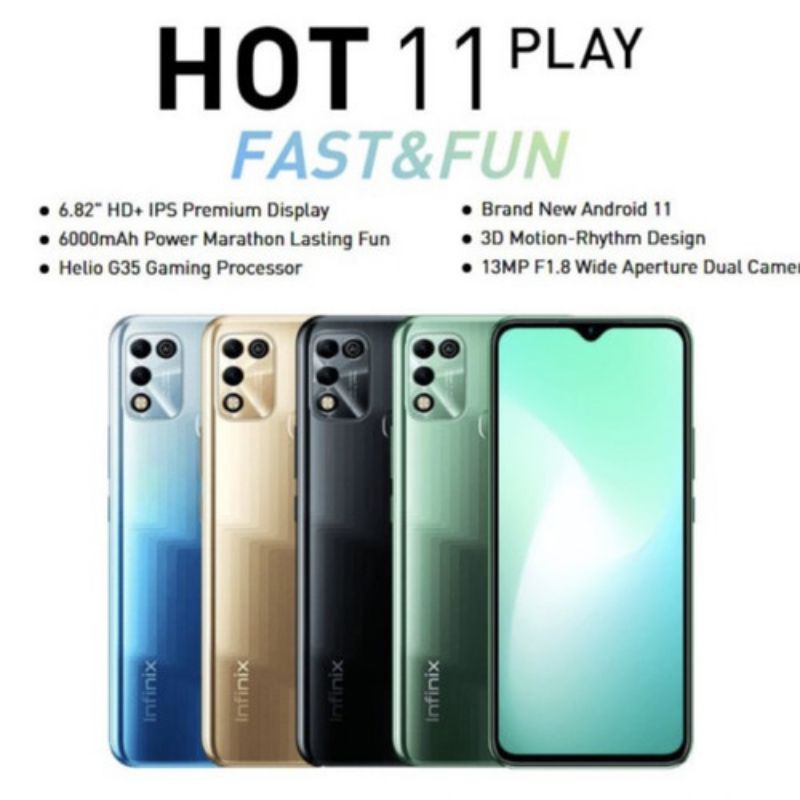infinix hot 11 play ram 4gb rom 64gb