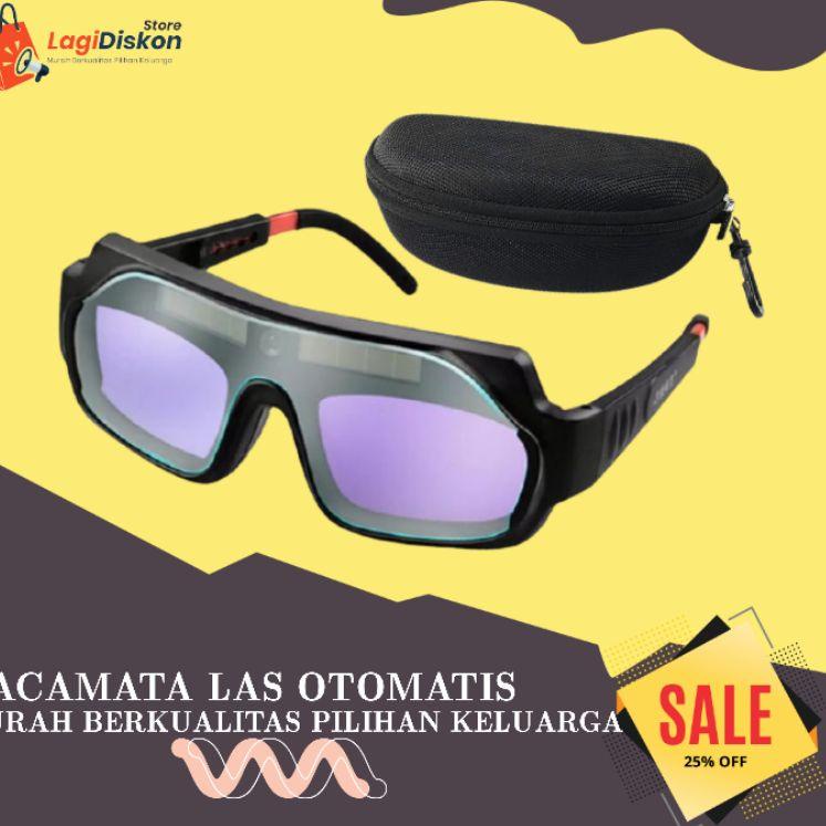 Terbaik.. Kacamata Las Listrik Otomatis Kacamata Welding Glasses Auto Darkness Kacamata Tukang Las S